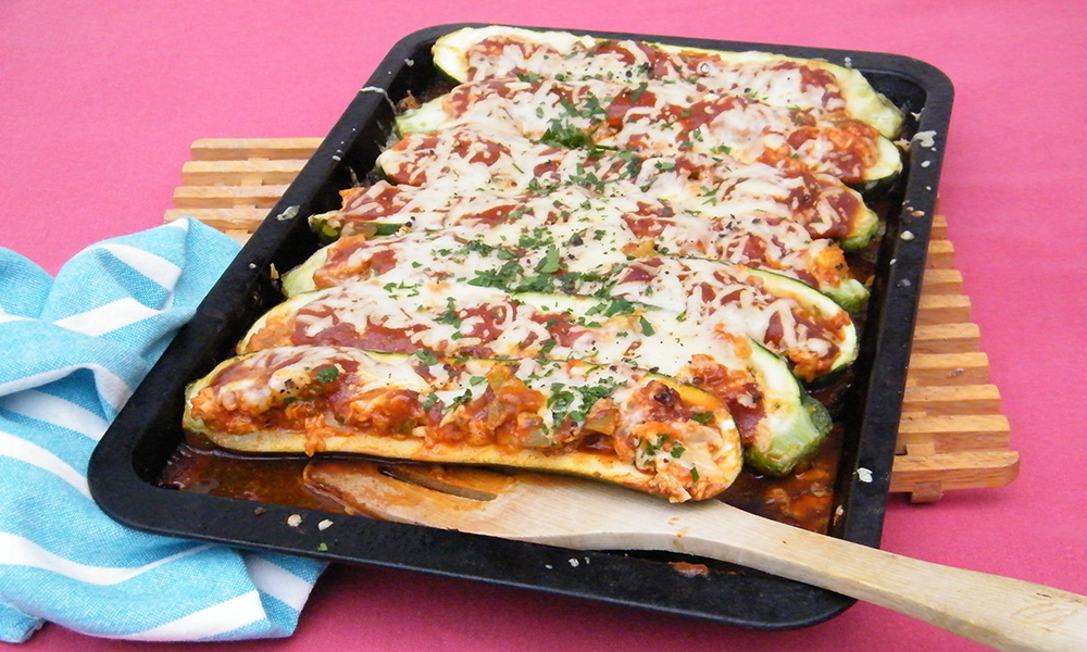 Courgette enchiladas