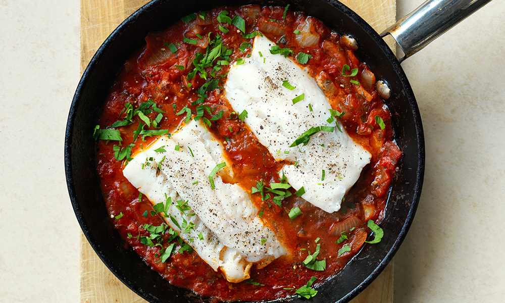 Cod with tomato sauce | Diabetes UK