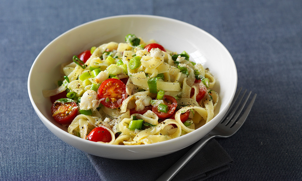 Crab tagliatelle | Diabetes UK