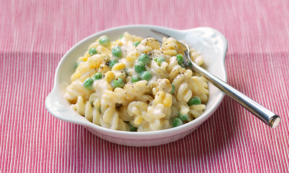 Pasta and vegetable cheese