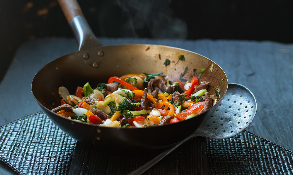 Oriental beef stir-fry