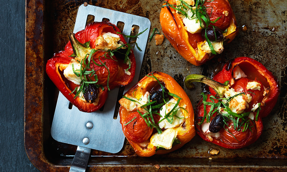 Roasted peppers with feta cheese | Diabetes UK