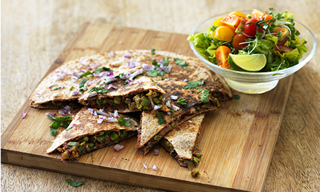 Spicy bean quesadillas | Diabetes UK