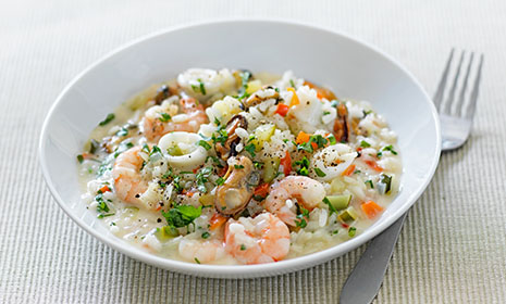 Shellfish risotto | Diabetes UK