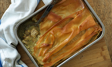 Turkey and mushroom pie | Diabetes UK