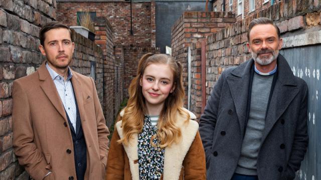 Summer Todd and Billy from Coronation Street