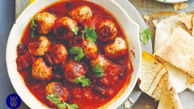 Mexican turkey meatballs