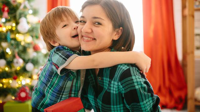 Stock image of mother and child.