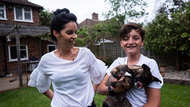 Marley, mum and dog Thumbnail