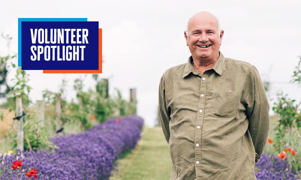 Our volunteer Spencer
