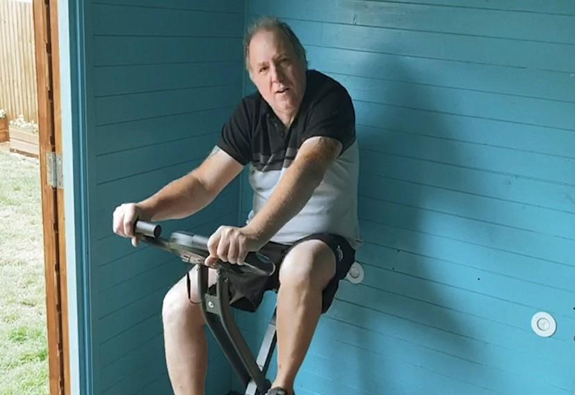 Darren Armitstead exercising on bike.jpg