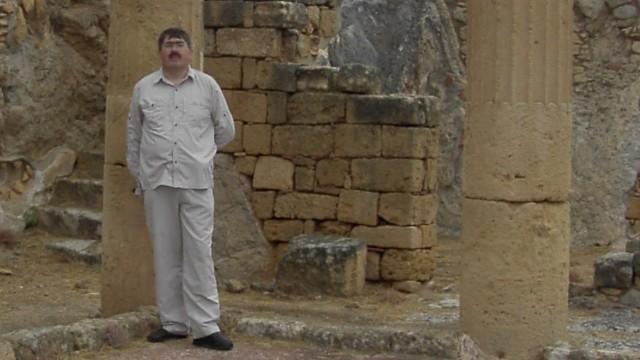 Mike smiling into the camera on holiday
