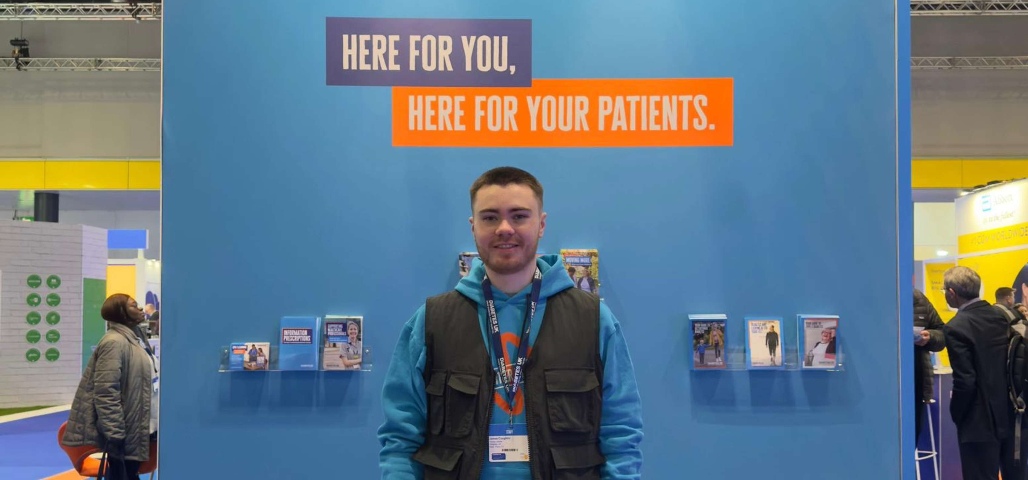 Image of James at Diabetes UK Professional Conference 