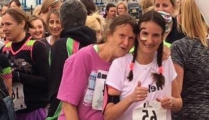 Helen and mother for diabetes UK