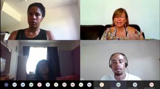 Screenshot of Teams awareness talk