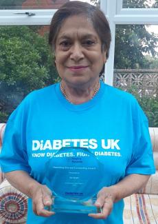 Ila Shah of Bolton with her 2020 Inspire Award
