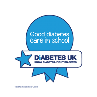 Good Care in Schools Award logo, colour, PNG, valid until September 2022