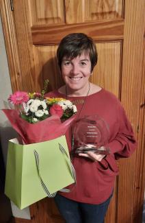 Dedicated dietitian Lesley Hamilton wins Unsung Hero Inspire Award