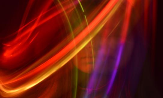 Photography image with a  person and bright colours