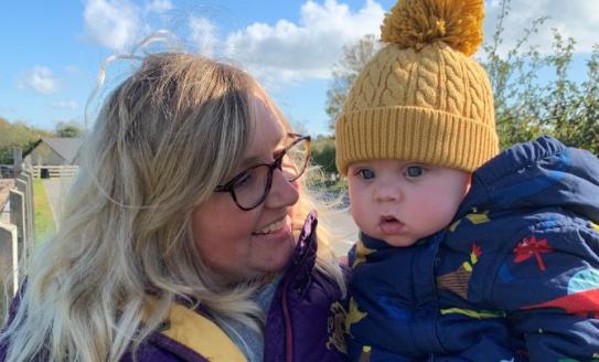 Meg and son