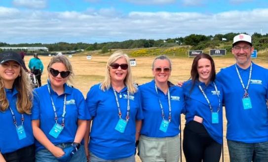 The Diabetes Scotland team at the ISPS HANDA Women’s Scottish Open 