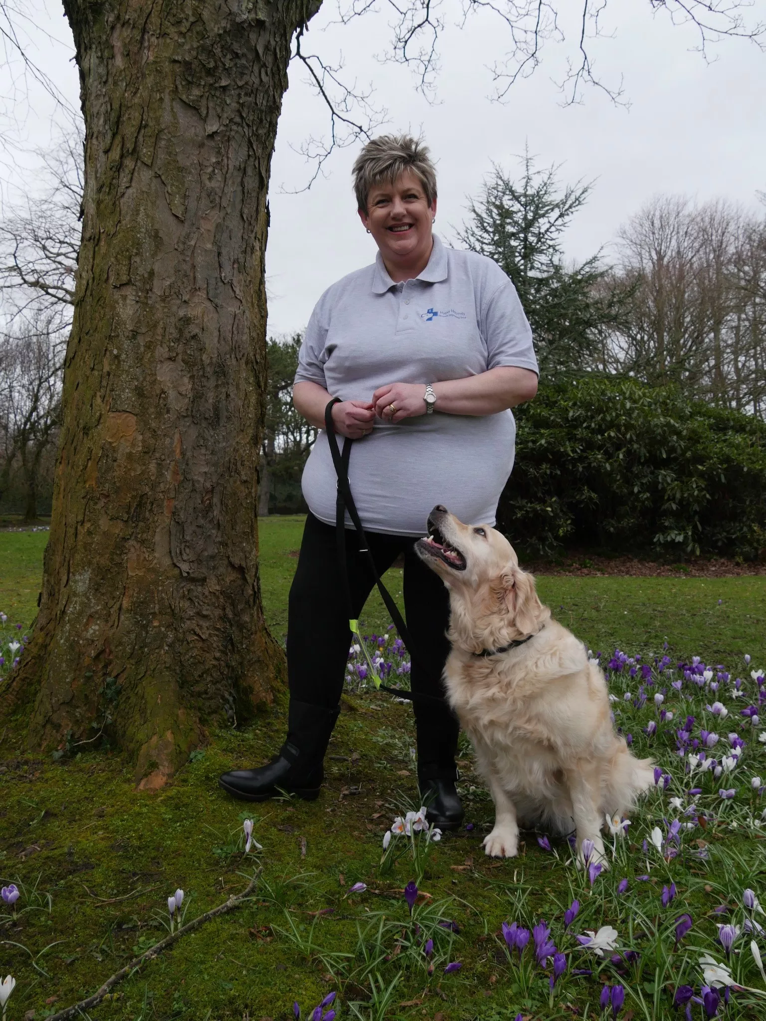 Wendy Smith with assistance dog Echo