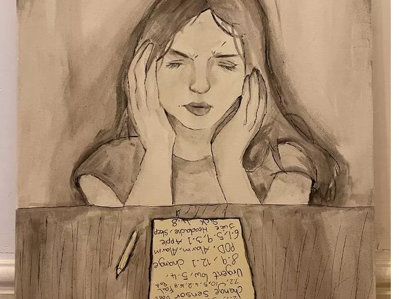 Lucy King's artwork on diabetes