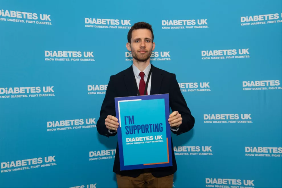 Finlay at the Diabetes is Serious Parliamentary launch