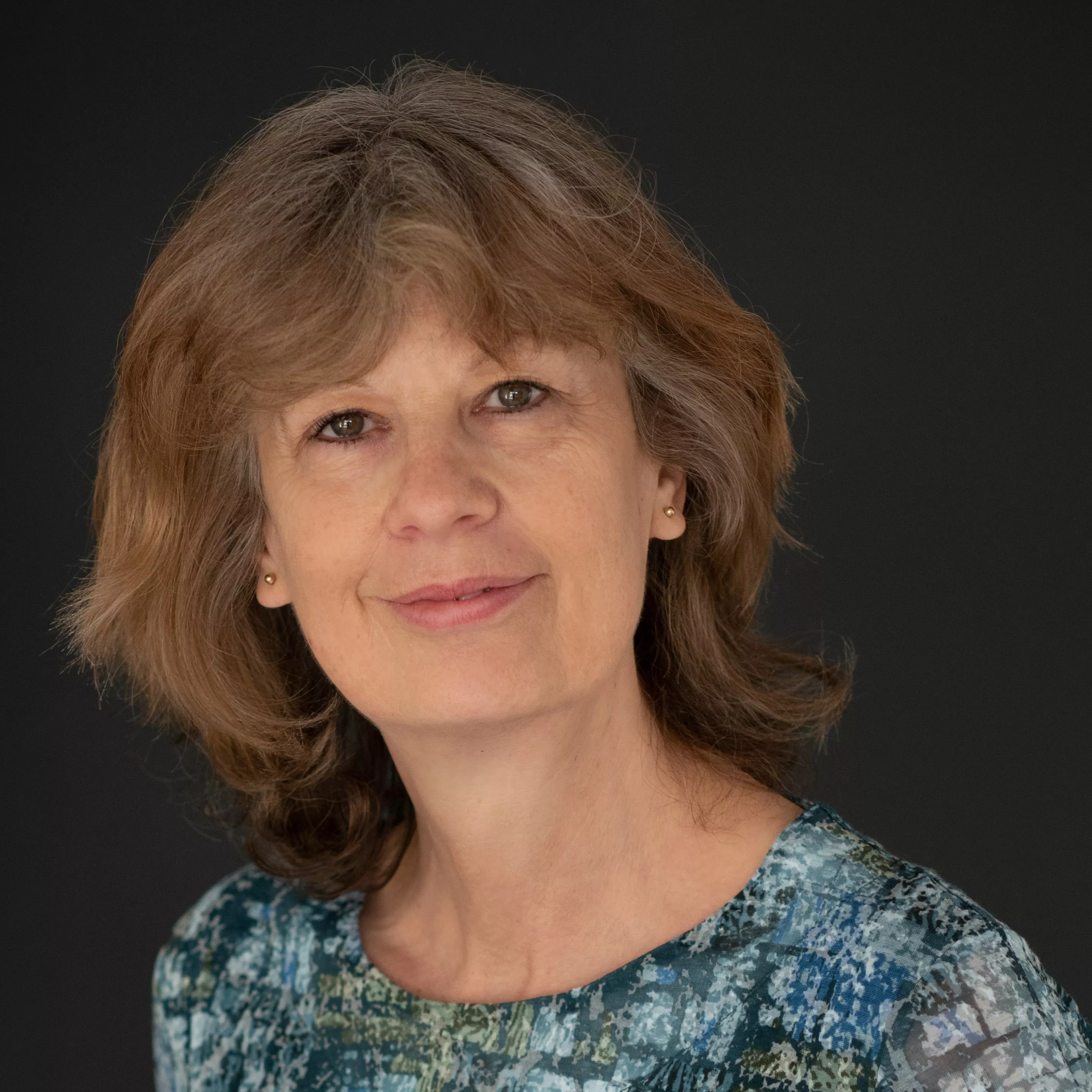 Jo Reed looking at camera