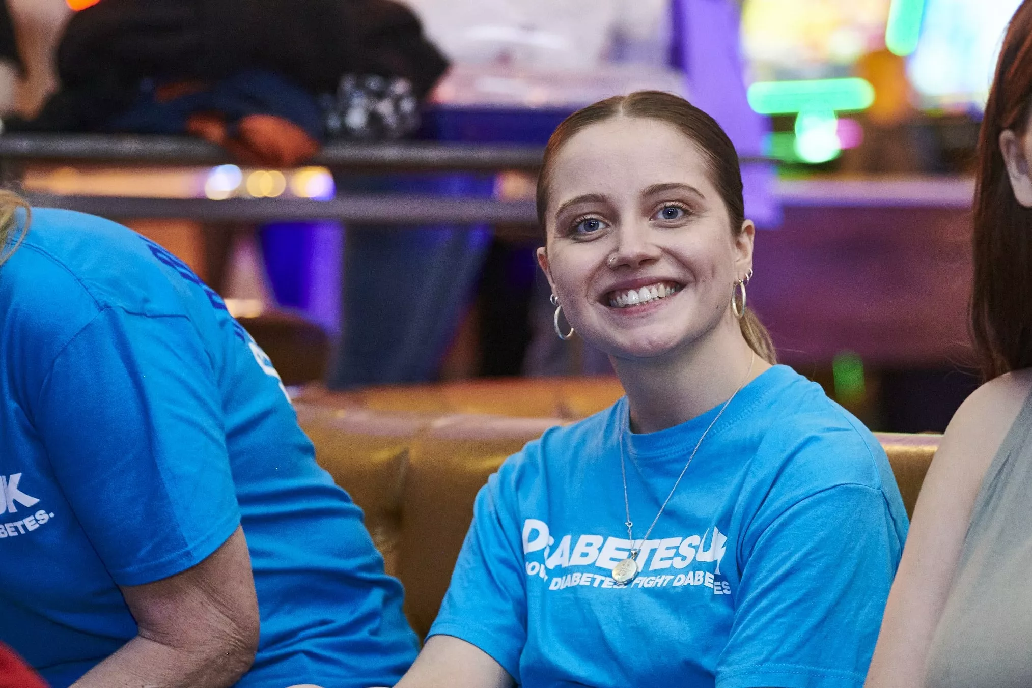 Young Leader with Diabetes UK t shirt