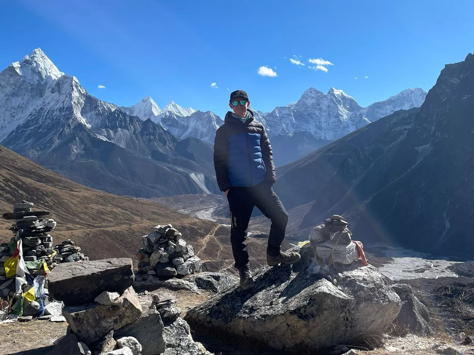 James Nicholls at Everest Base Camp