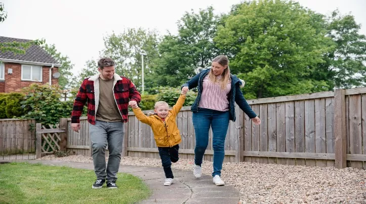 parents and their son