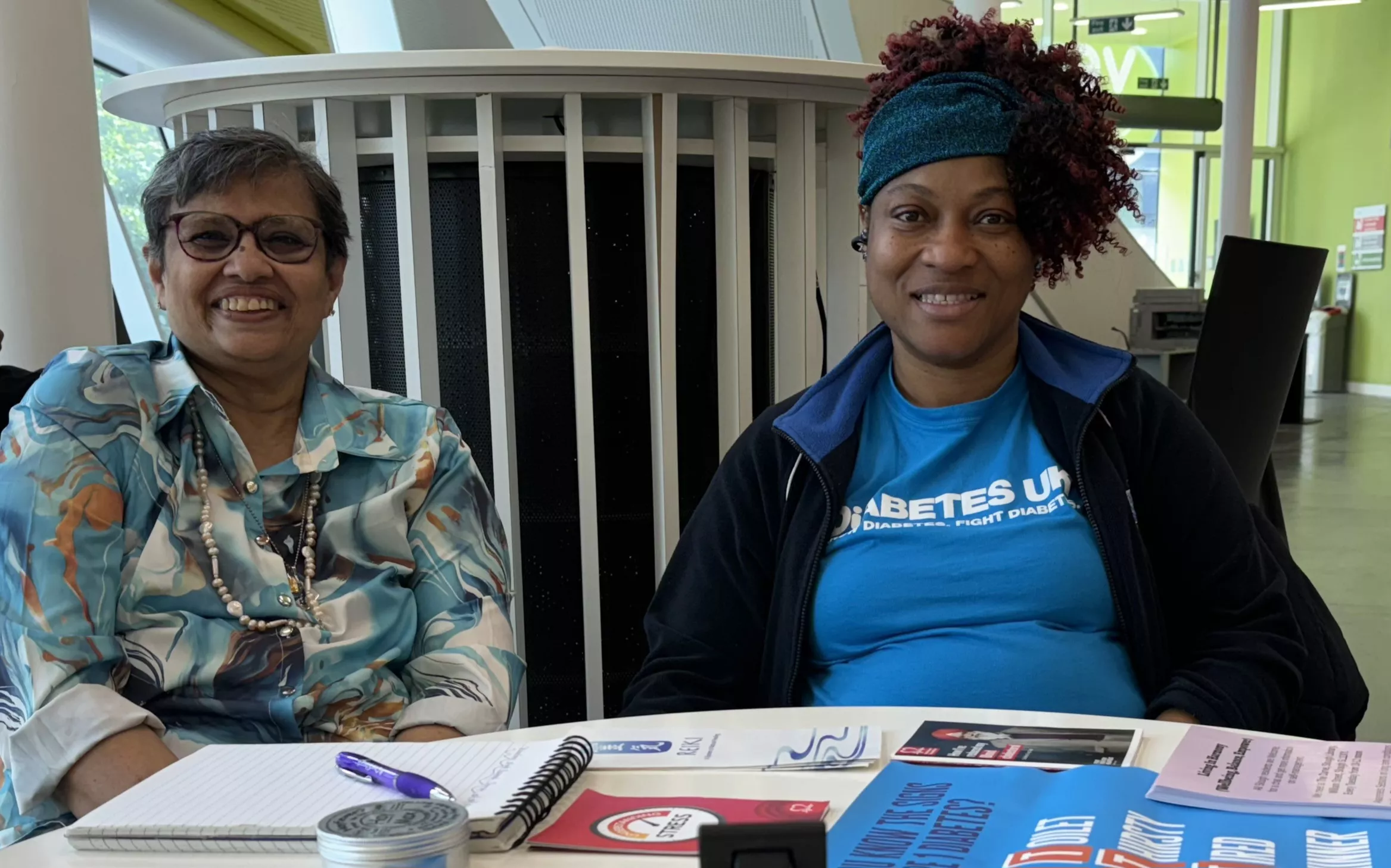 Diabetes UK volunteers raising awareness of diabetes in Slough