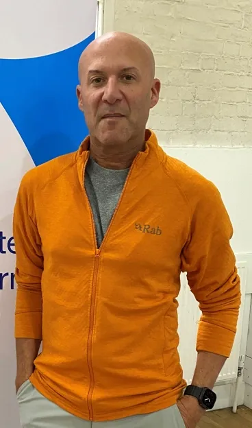 Robert posing for a photograph