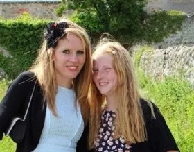 Louise and Jenny Louise and her daughter Jenny, who has Type 1 diabetes