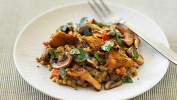 Barley and wild mushroom risotto Thumbnail