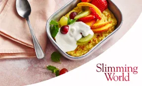 Baked Oats with Slimming World logo