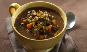 Beef and barley soup Beef and barley soup