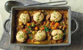 Beef stew and dumplings Beef stew and dumplings