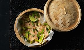 Chinese steamed trout Chinese steamed trout