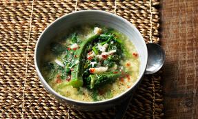 Callaloo (crab and spinach soup) Callaloo (crab and spinach soup)