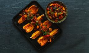 Galician stew with roasted butternut squash Galician stew with roasted butternut squash