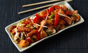 Gammon and pineapple stir fry Gammon and pineapple stir fry