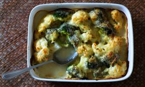 Lower-fat cauliflower and broccoli cheese Lower-fat cauliflower and broccoli cheese