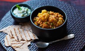 Mixed vegetable and bean curry Mixed vegetable and bean curry