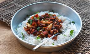 Mixed bean chilli Mixed bean chilli
