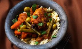 Moroccan-style chicken Moroccan-style chicken