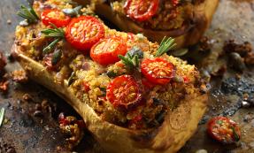 Quinoa stuffed butternut squash Quinoa stuffed butternut squash
