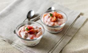 Rhubarb fool Rhubarb fool