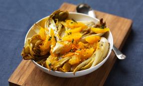 Roasted chicory and orange salad Roasted chicory and orange salad